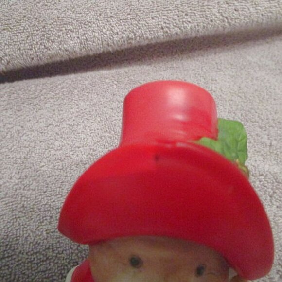 Vintage SET OF 2 Homco CHRISTMAS BEAR Figurines BISQUE Porcelain SANTA Couple - Picture 3 of 11